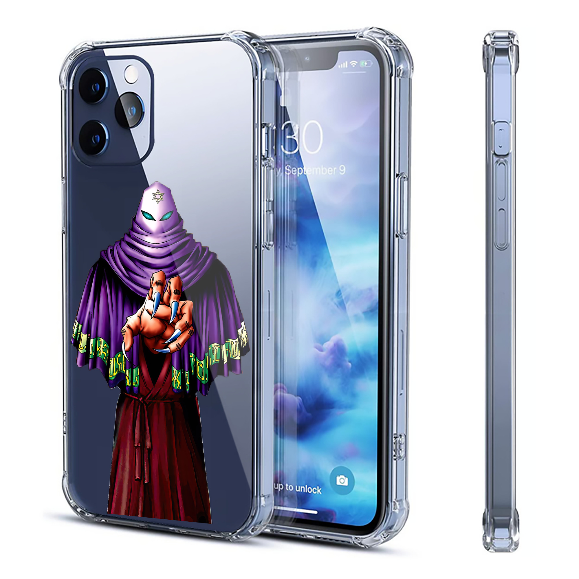 （画像用） 遊☆戯☆王 Yu-Gi-Oh! 【iPhone 12シリーズ対応】透明スマホケース（クリアソフトケース）